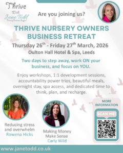 Nursery Owners Business Retreat by Jane Todd Nursery Business Support