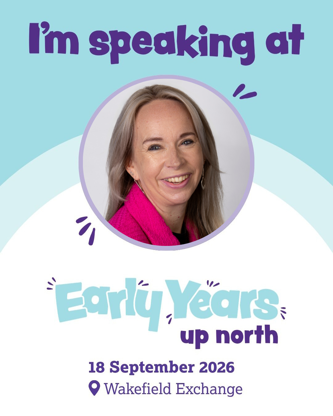 Jane Todd speaking at Early Years Up North